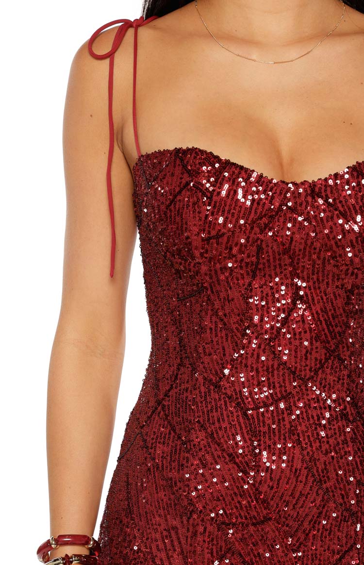 Penny Lane Red Sequin Mini Dress — 6