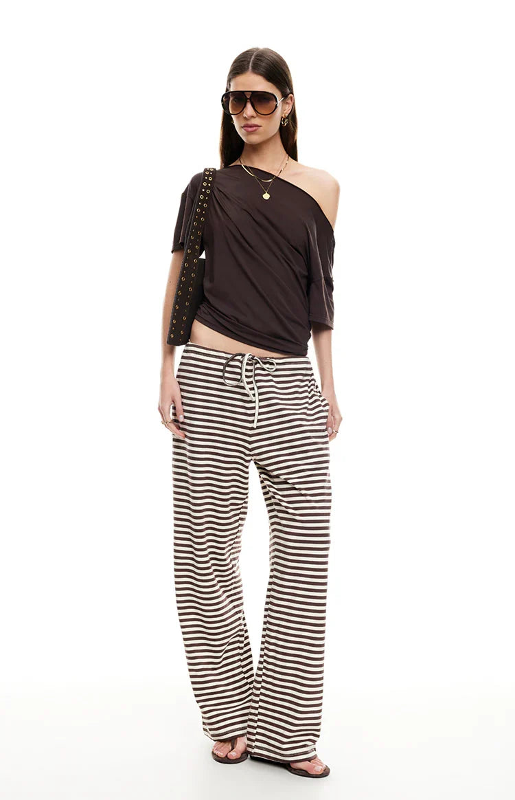 Lioness Bloom Dark Chocolate Stripe Pants — 7