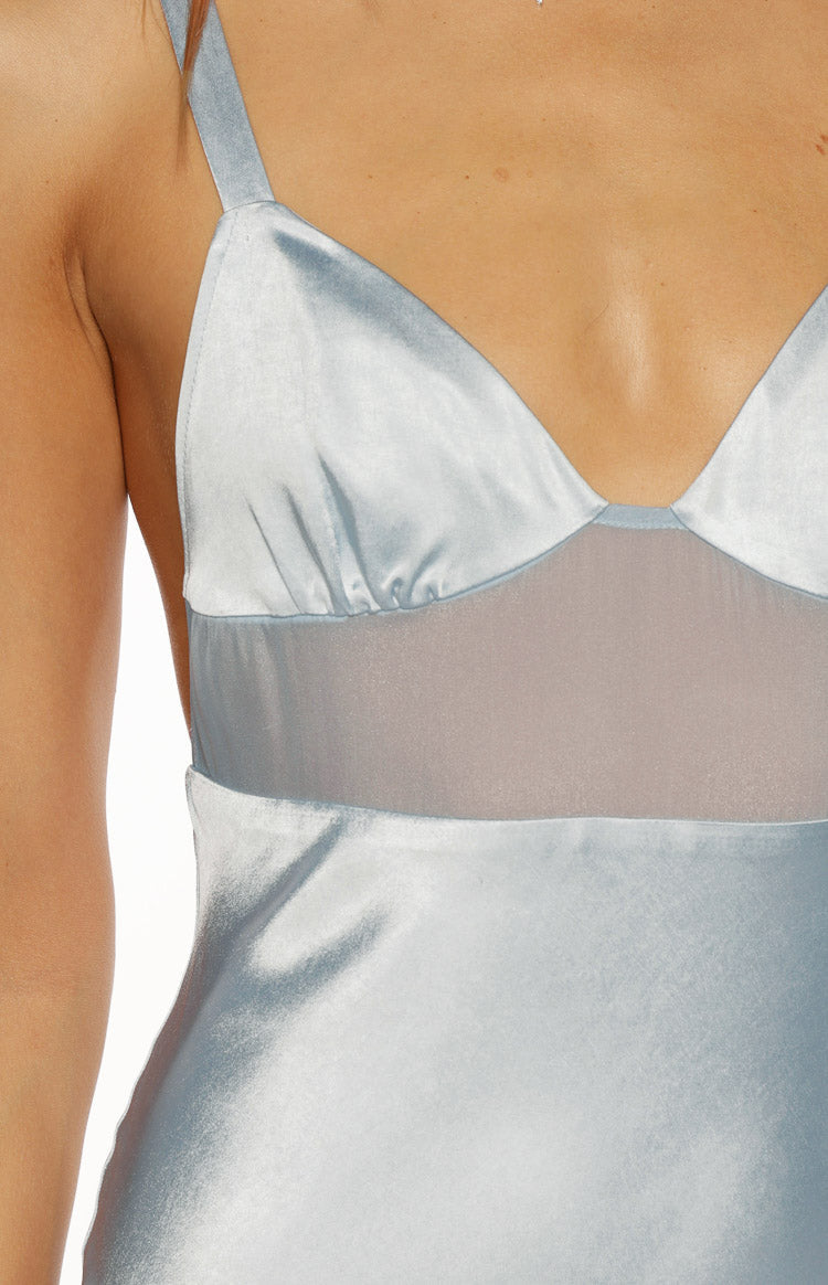 Ava Light Blue Satin Formal Maxi Dress — 11