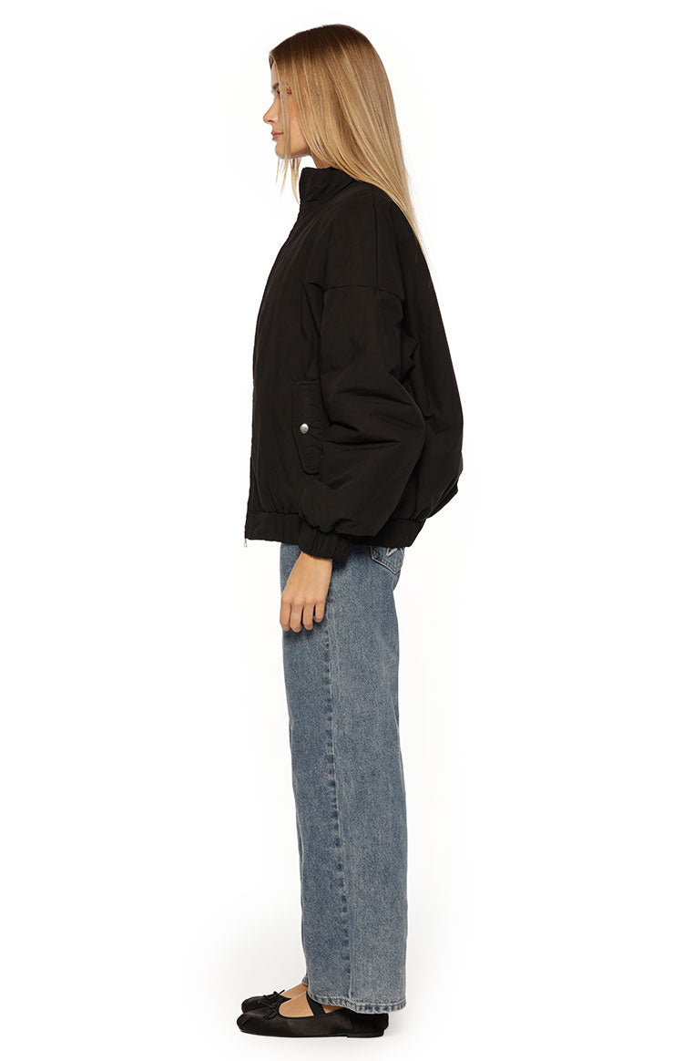 Ace Black Oversized Puffer Jacket — 3