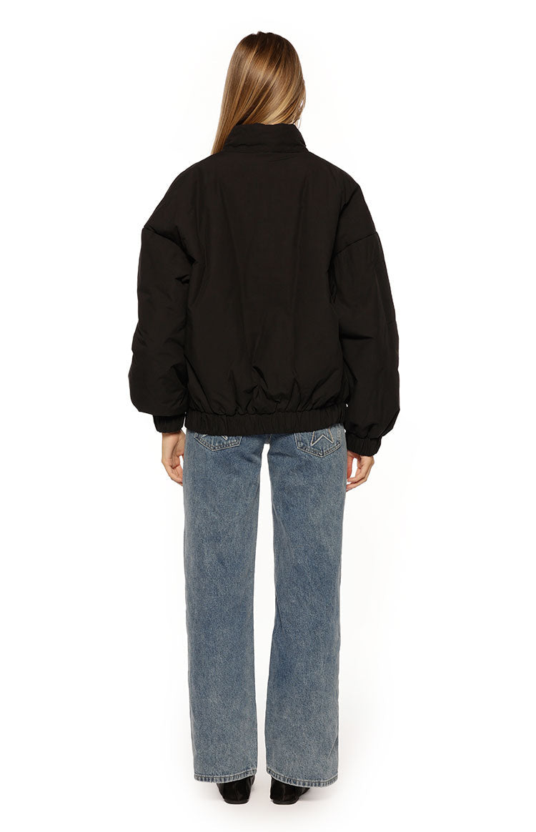 Ace Black Oversized Puffer Jacket — 4