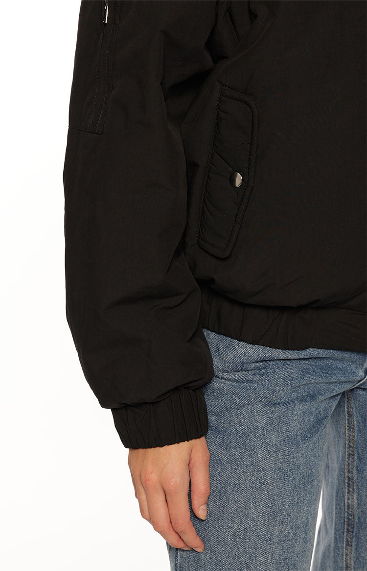 Ace Black Oversized Puffer Jacket — 5