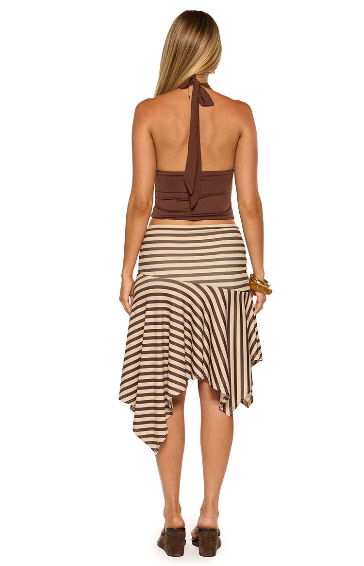 Kerlina Brown Halter Neck Top — 8
