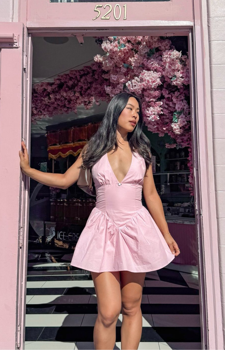Sonnet Pink Micro Mini Dress — 13