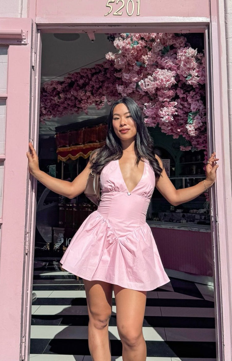 Sonnet Pink Micro Mini Dress — 14