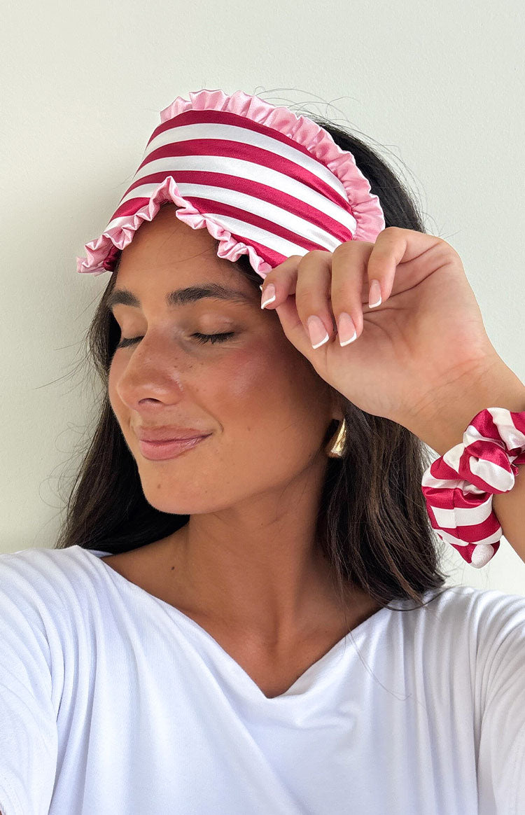 Georgina Eye Mask and Scrunchie Satin Set — 1