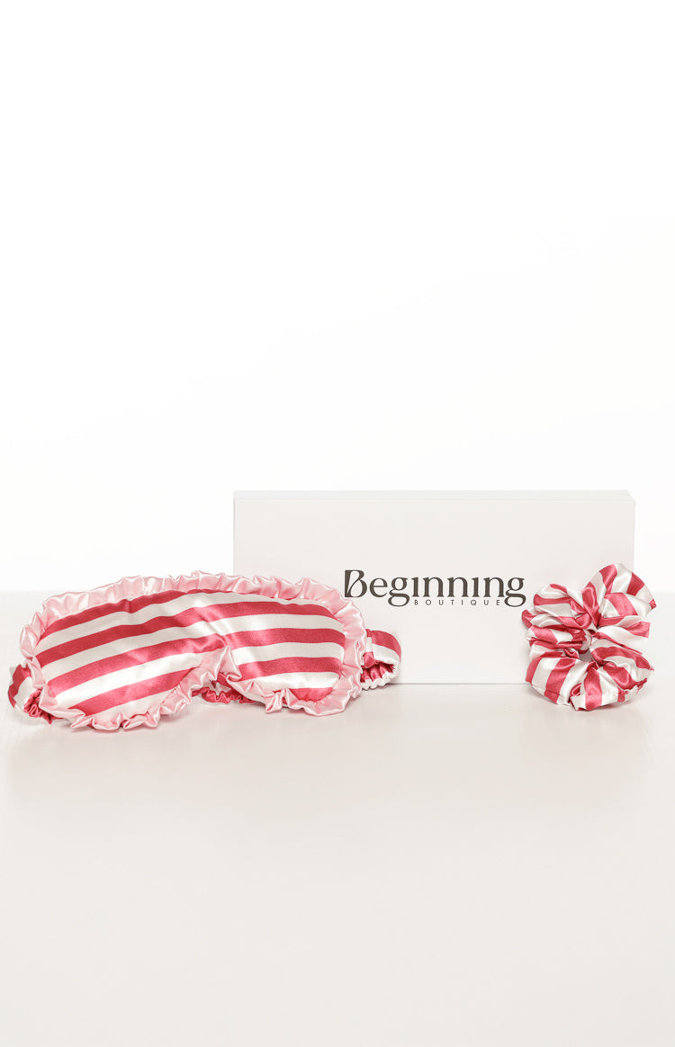 Georgina Eye Mask and Scrunchie Satin Set — 2