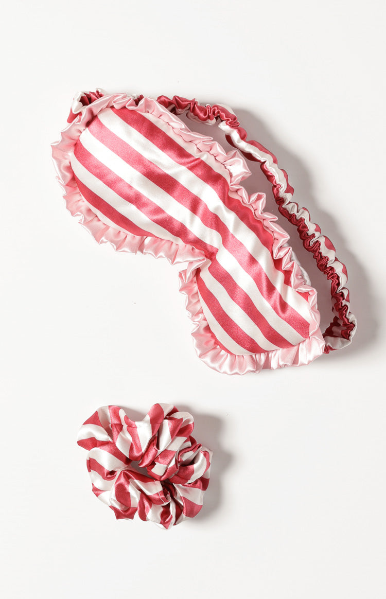Georgina Eye Mask and Scrunchie Satin Set — 4