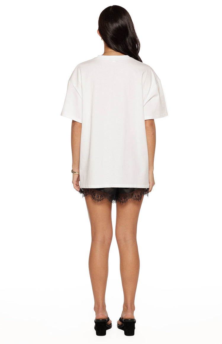 Alba Plain White Tee — 6