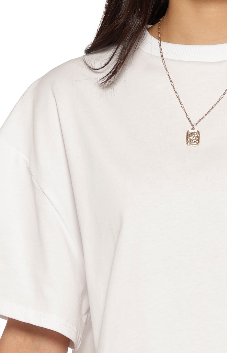 Alba Plain White Tee — 7