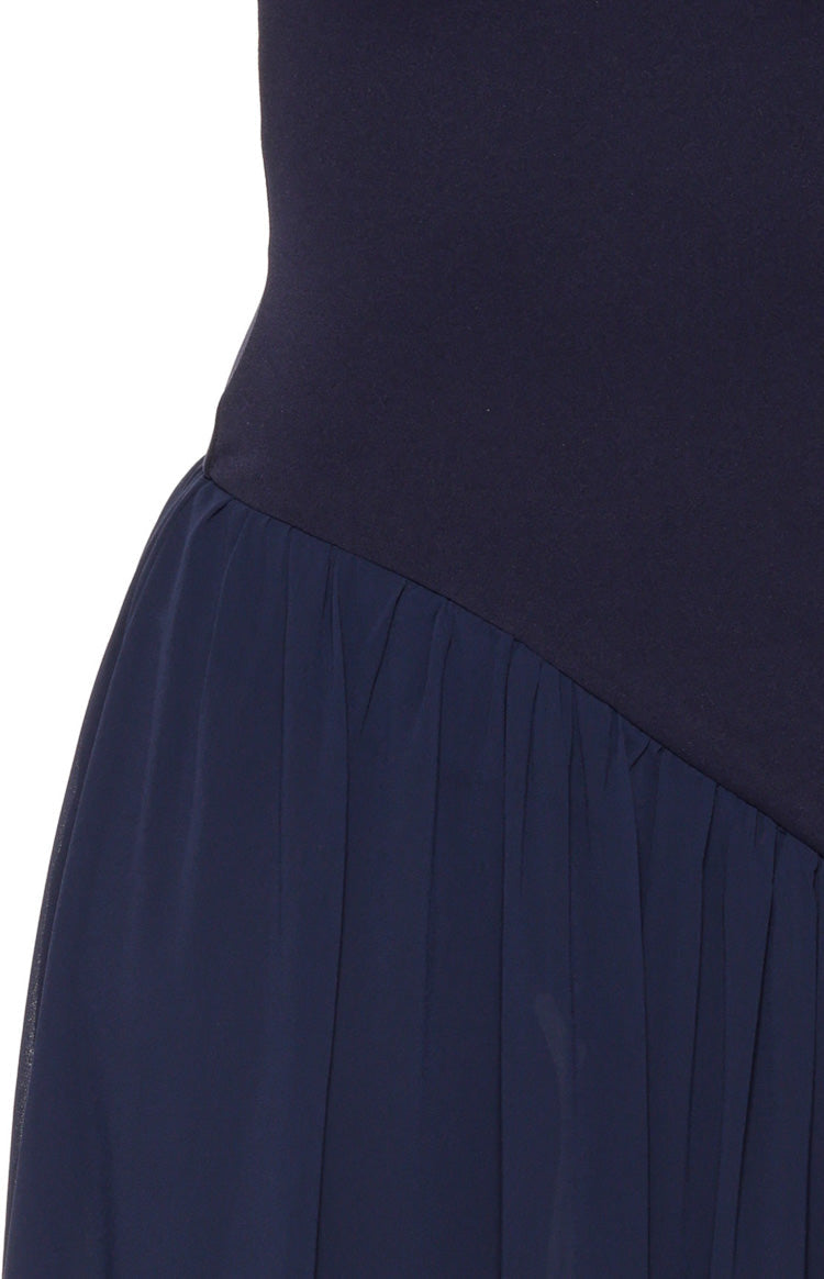 Zelia Strapless Navy Maxi Dress — 5