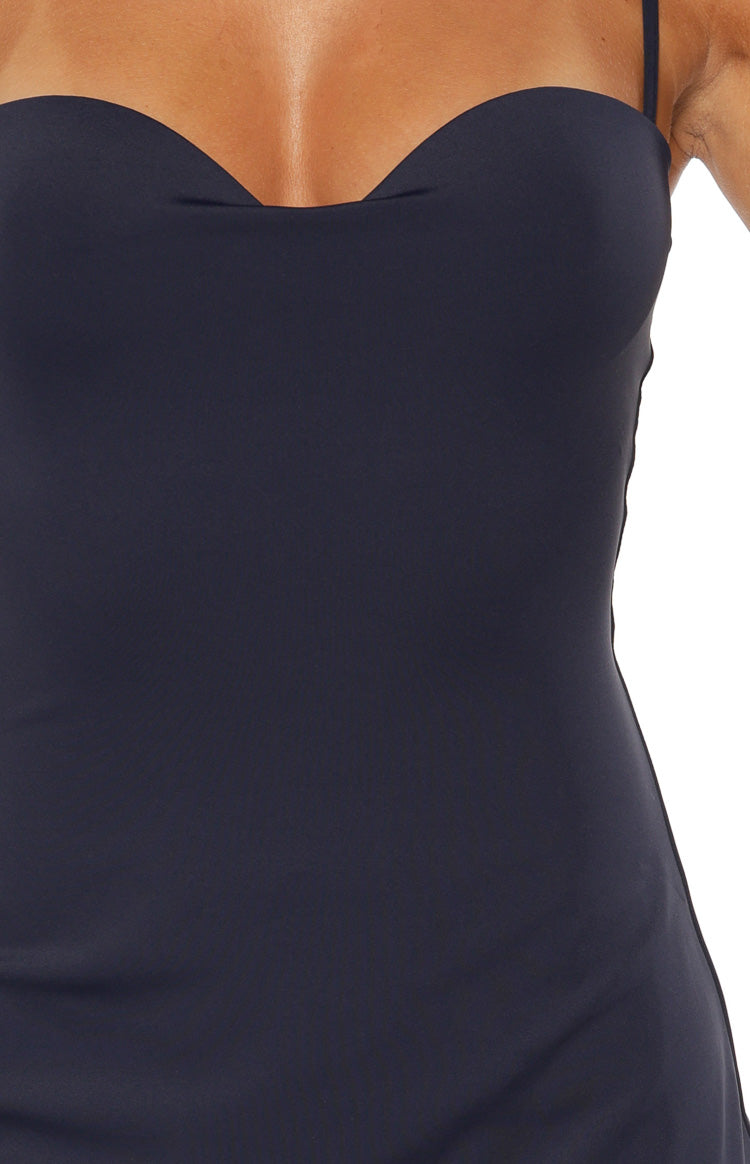 Rhea Navy Mini Dress — 9