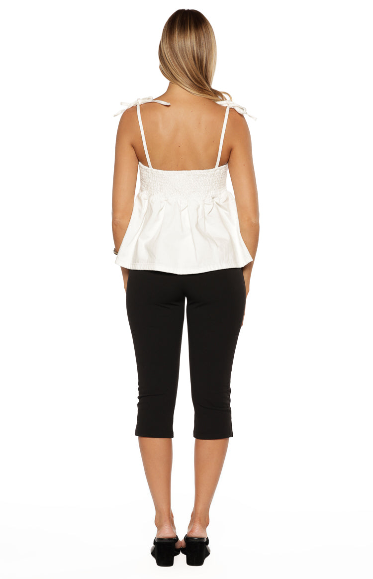 Ethel White Denim Top — 9