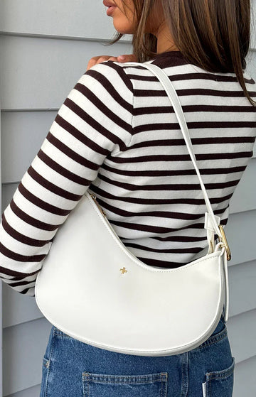 Peta and Jain Cinder White Shoulder Bag — 1