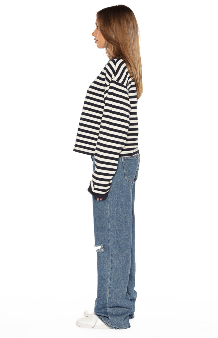 Roxie Mid Wash Ripped Jeans — 10