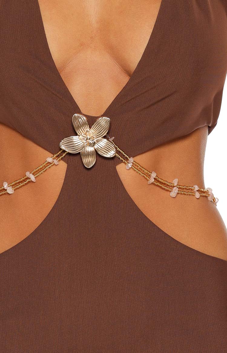 Foxy Brown Chain Detail Mini Dress — 8