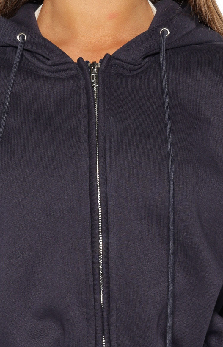 Dora Navy Zip Hoodie Sweater — 12