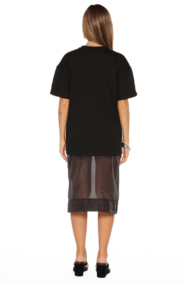 Alba Plain Black Tee — 9