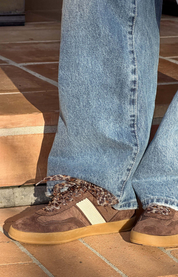 Dixie Brown Leopard Lace Sneaker — 3