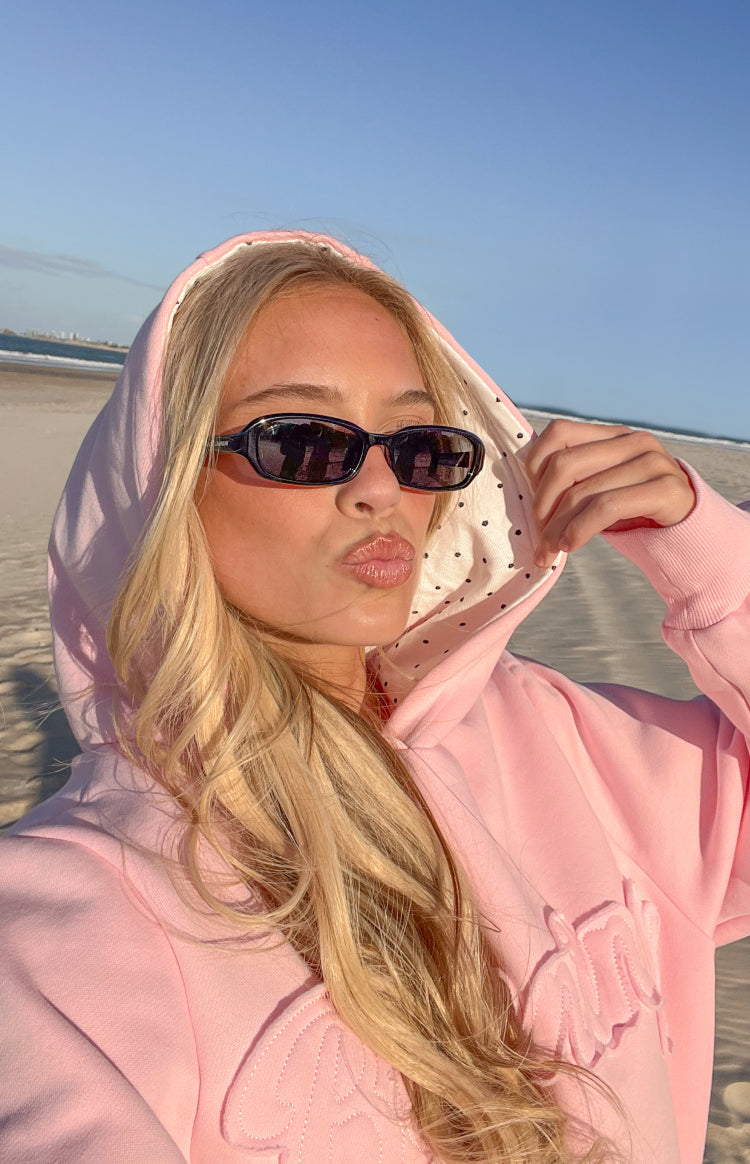 Presley Pink Polka Dot Hoodie — 3