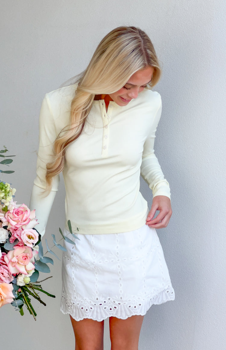 Isabelle Yellow Long Sleeve Top — 10