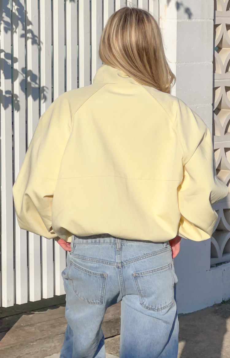 Enya Yellow Funnel Neck Sports Jacket — 6