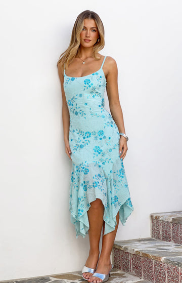 Another World Blue Sequin Midi Dress — 1