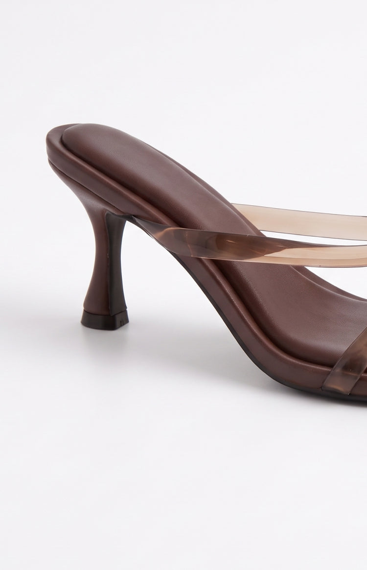 Spencer Chocolate Jelly Thong Heels — 3