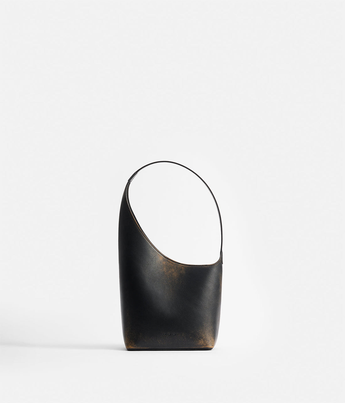 Aesther Ekme Demi Lune Calfskin Shoulder Bag - Vintage Black