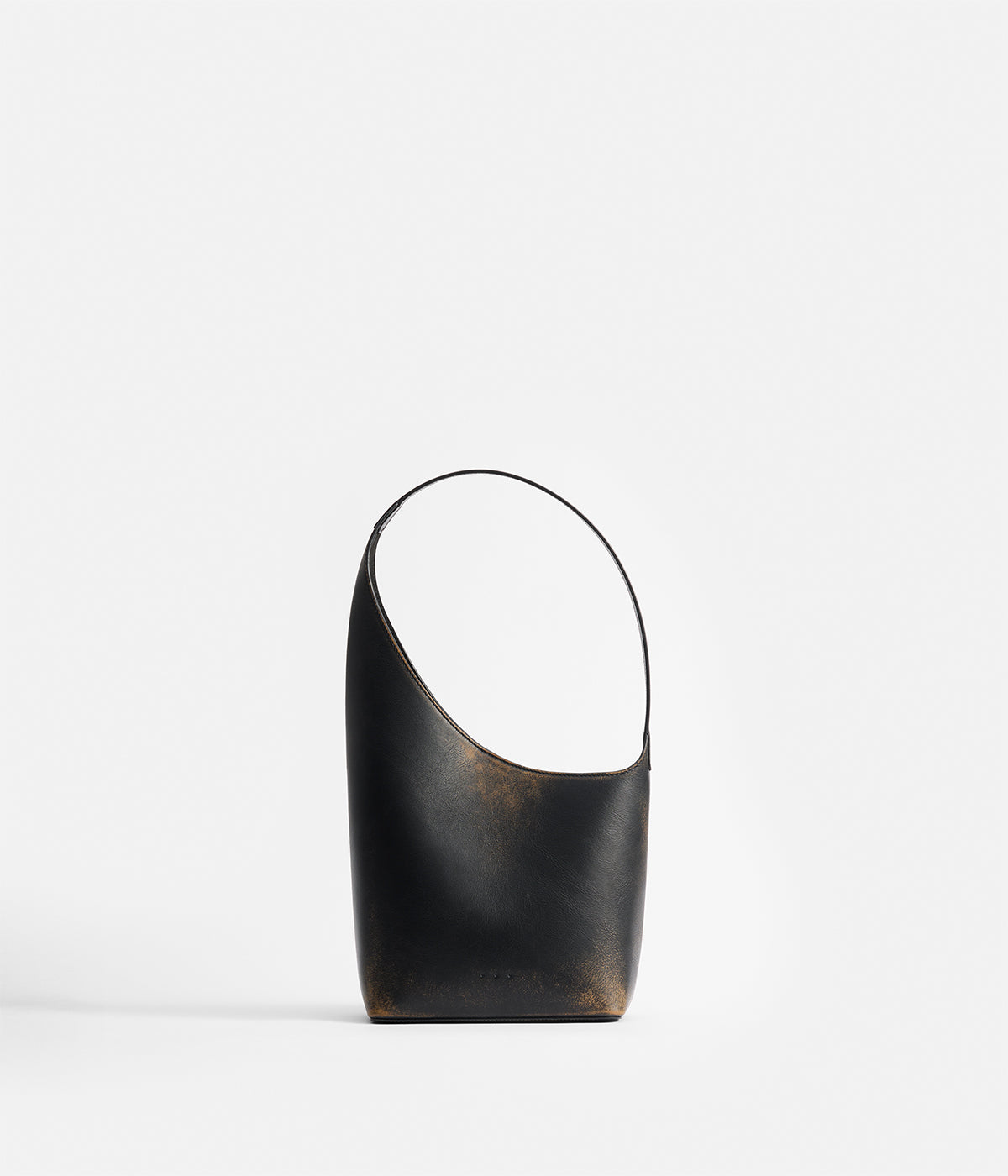 Aesther Ekme Demi Lune Calfskin Shoulder Bag - Vintage Black