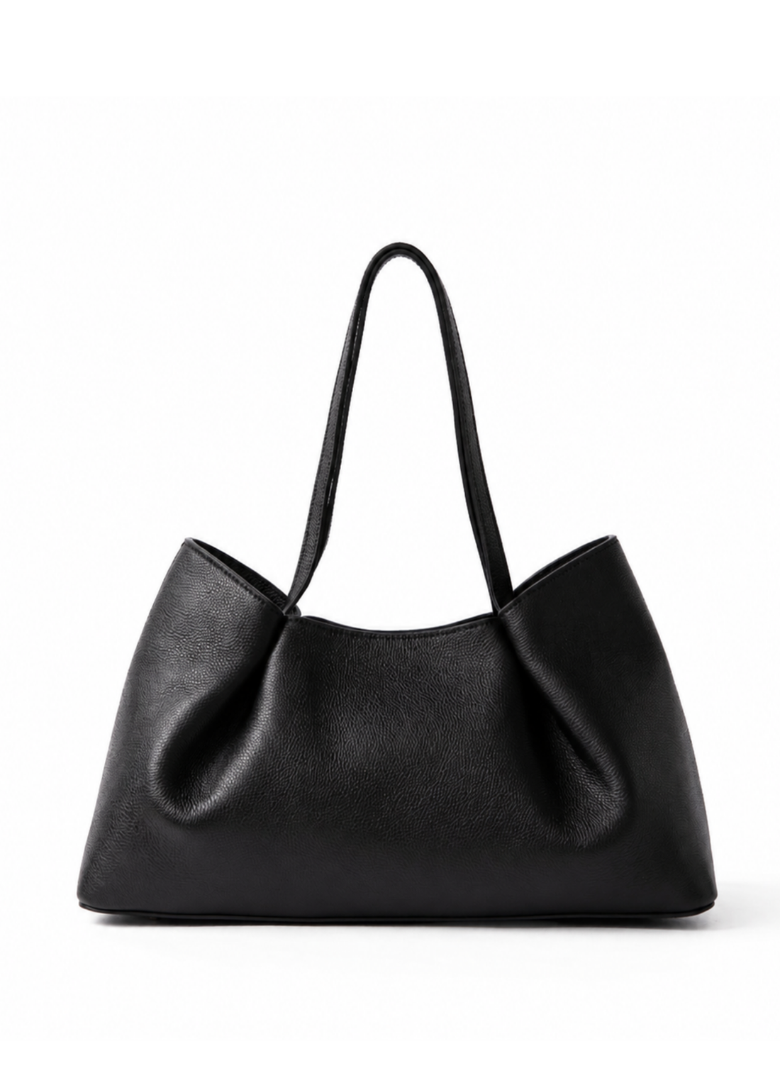 Elleme Dimple Tote Medium Pebbled Leather - Black