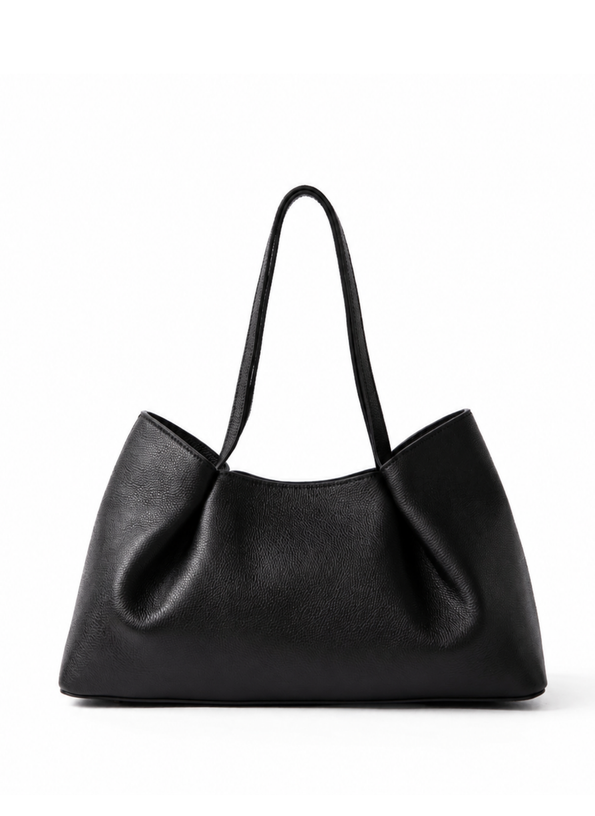 Elleme Dimple Tote Medium Pebbled Leather - Black