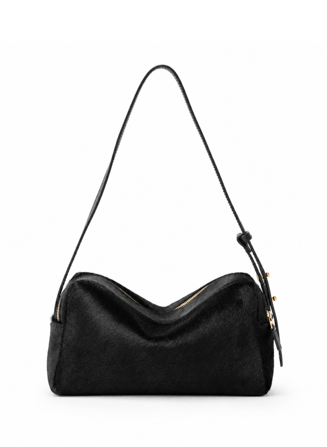 Elleme Trousse Calf Leather Shoulder Bag - Black