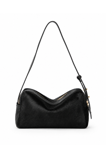 Elleme Trousse Calf Leather Shoulder Bag - Black