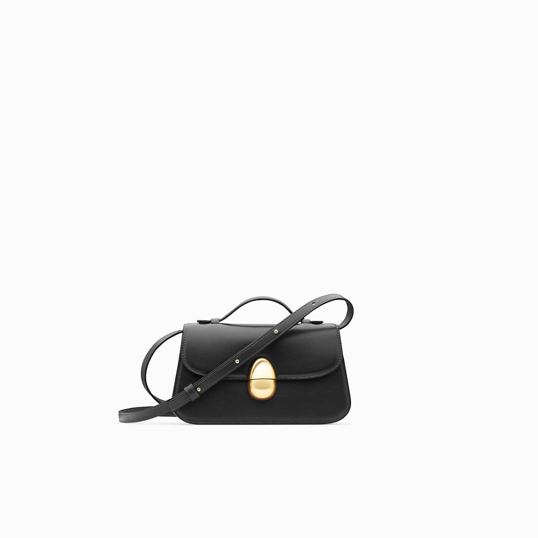 NEOUS Phoenix 1.0 Leather Top-Handle Crossbody Bag - Black