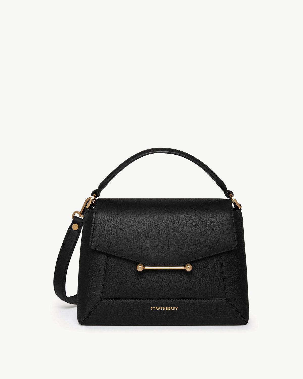 Strathberry Mosaic Bag Grained Calf Leather - Black