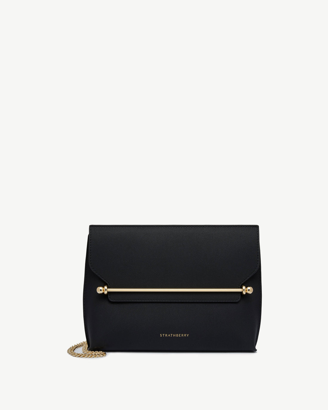 Strathberry Stylist Smooth Calf Leather Crossbody Bag - Black