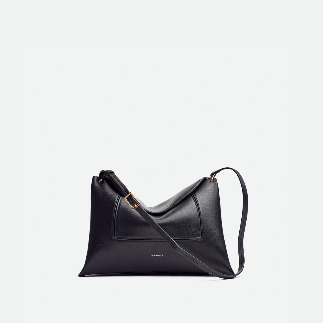 Wandler Penelope Slouch Bag in calf leather - Black