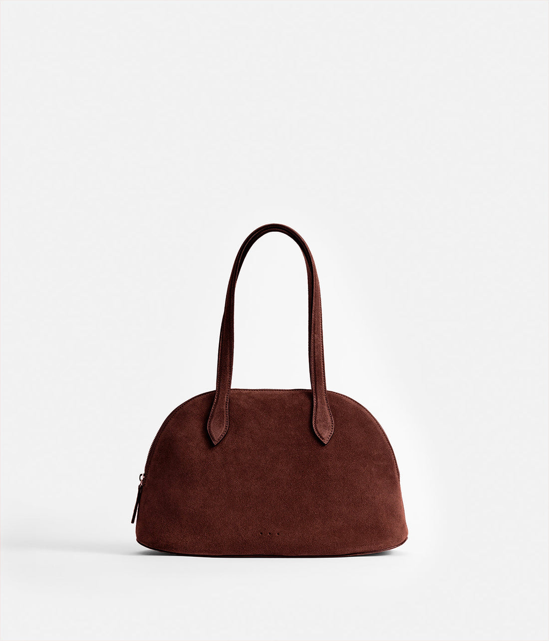 Aesther Ekme Cosmo Soft Suede Shoulder Bag - Cocoa