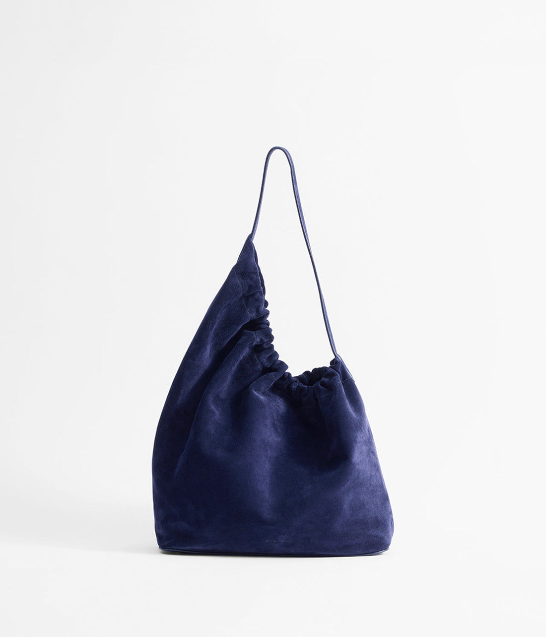 Aesther Ekme Demi Lune Cloud Suede Shoulder Bag - Deep Sea