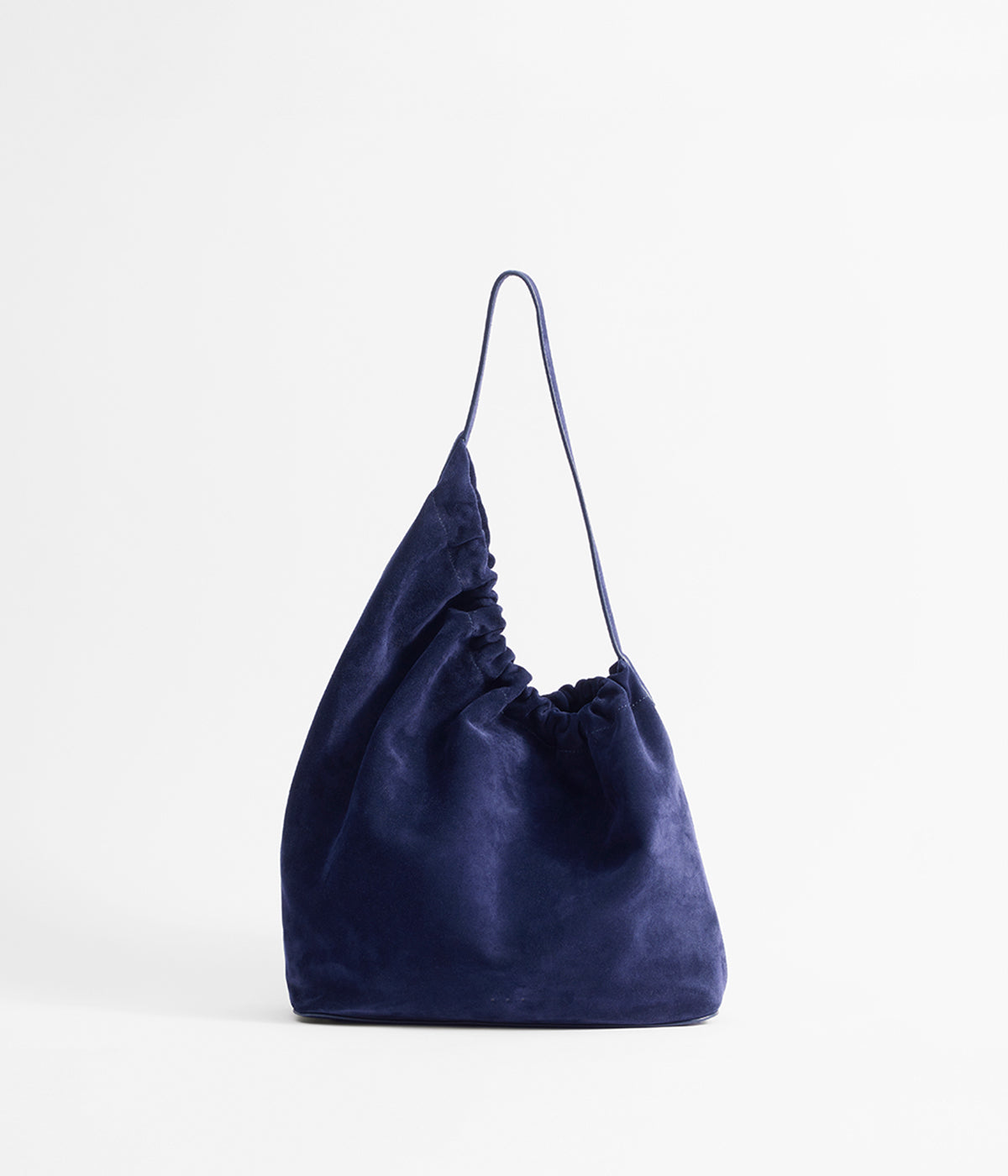 Aesther Ekme Demi Lune Cloud Suede Shoulder Bag - Deep Sea