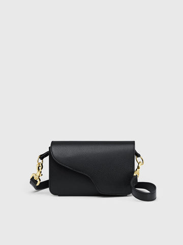 ATP Atelier Corsina Grained Leather Shoulder Bag - Black