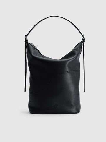 ATP Atelier Tolve Grained Leather Tote - Black