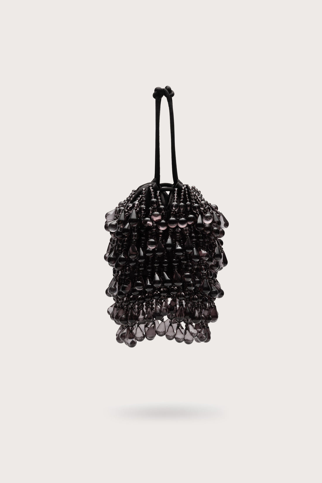 Cult Gaia Zia Wristlet in polyester satin - Black