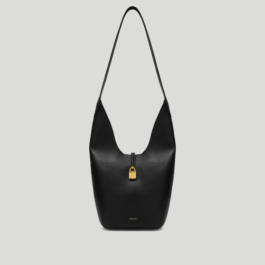 DeMellier The Siena Crossbody Small-Grain Leather Bag - Black