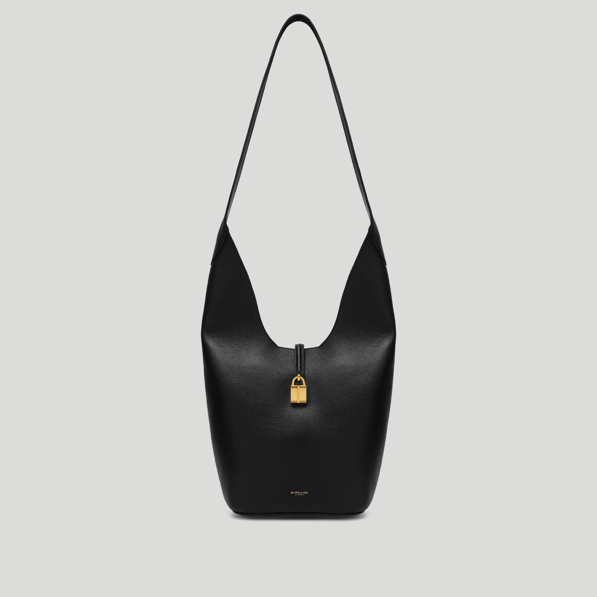 DeMellier The Siena Crossbody Small-Grain Leather Bag - Black