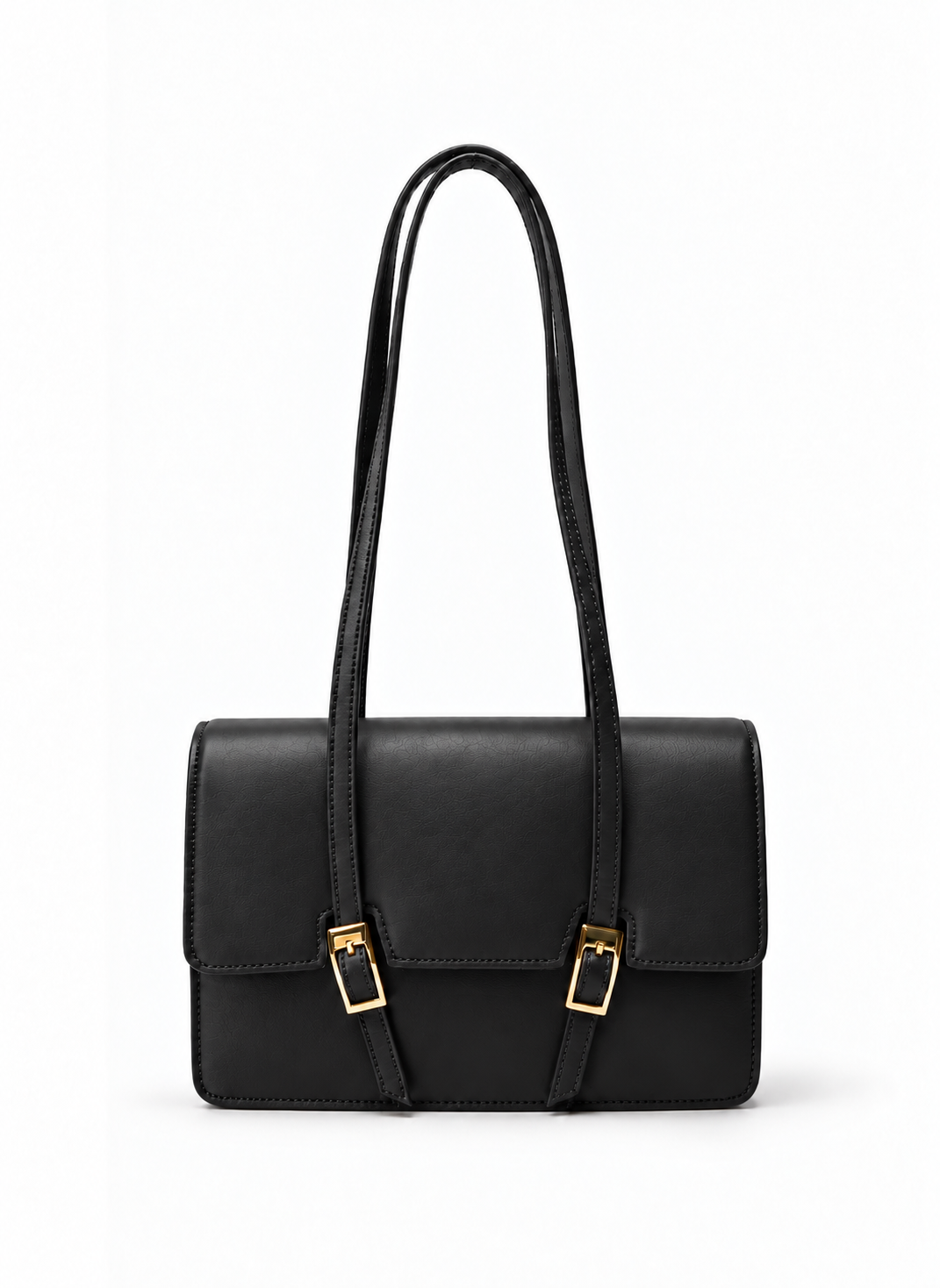 Elleme Le Box Leather Shoulder Bag - Black