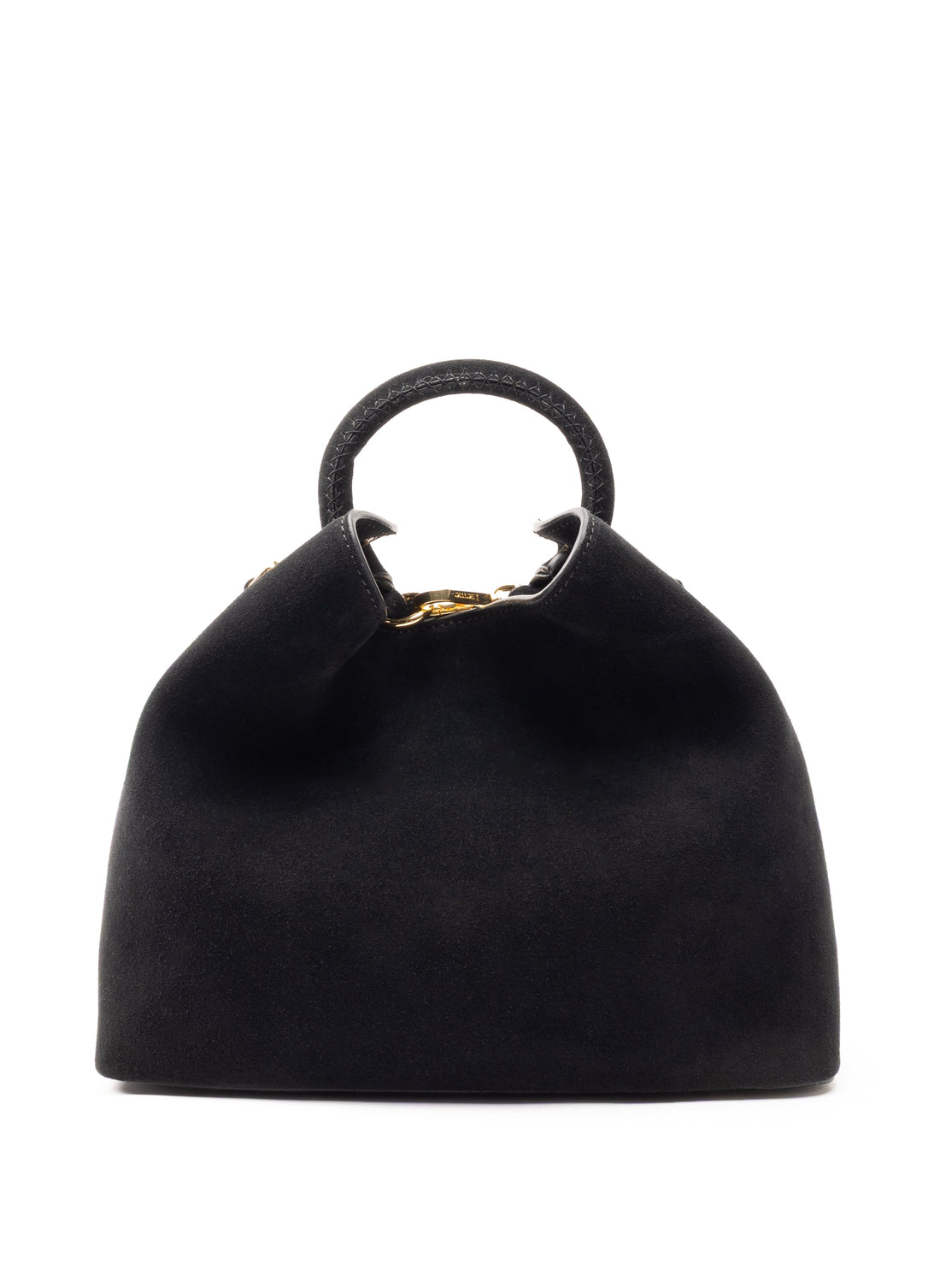 Elleme Raisin Suede Top-Handle Bag - Black