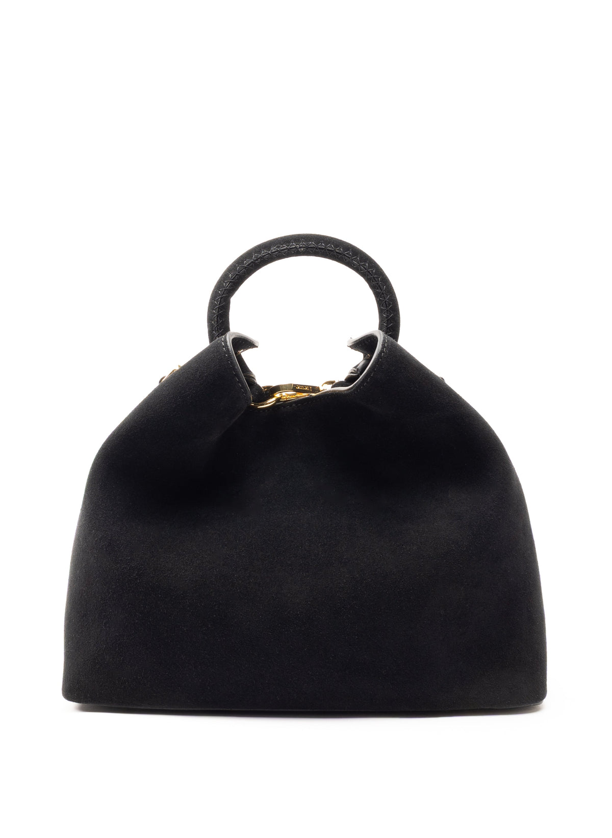 Elleme Raisin Suede Top-Handle Bag - Black