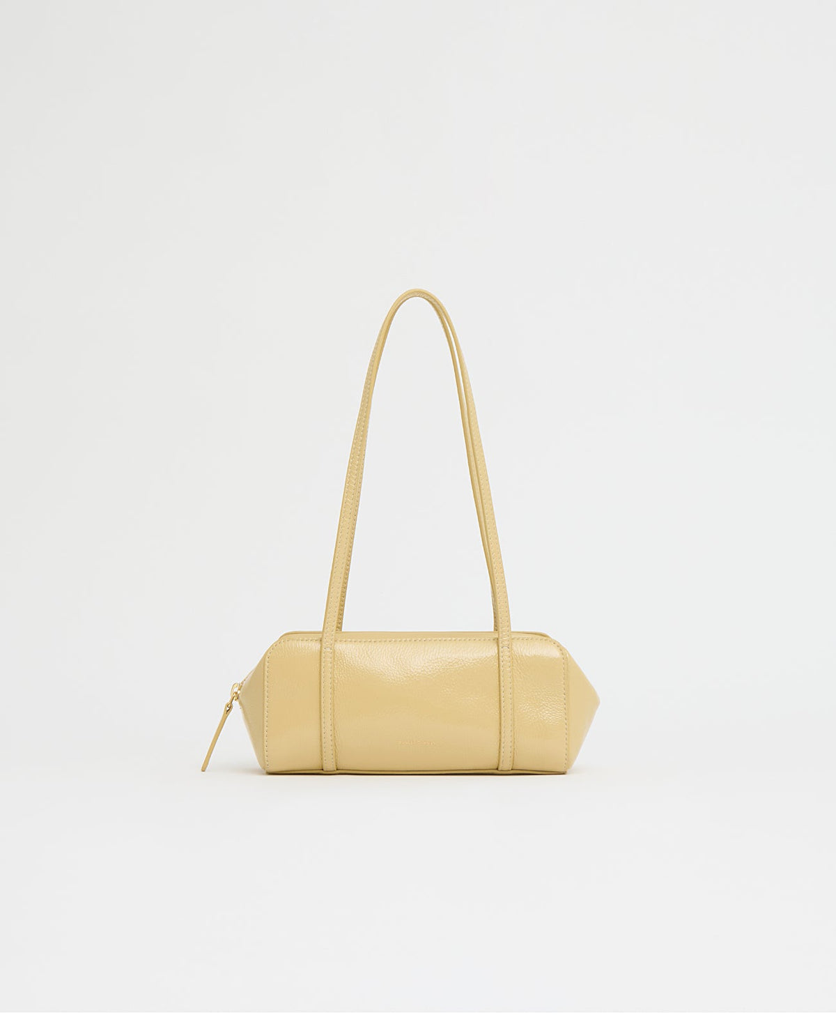 Mansur Gavriel Mini Filo Bag in laminated kid suede - Butter Naplak